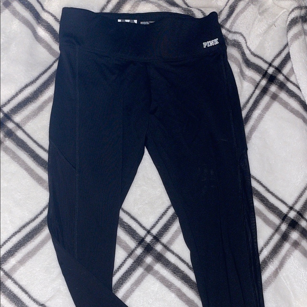 PINK Black Leggings